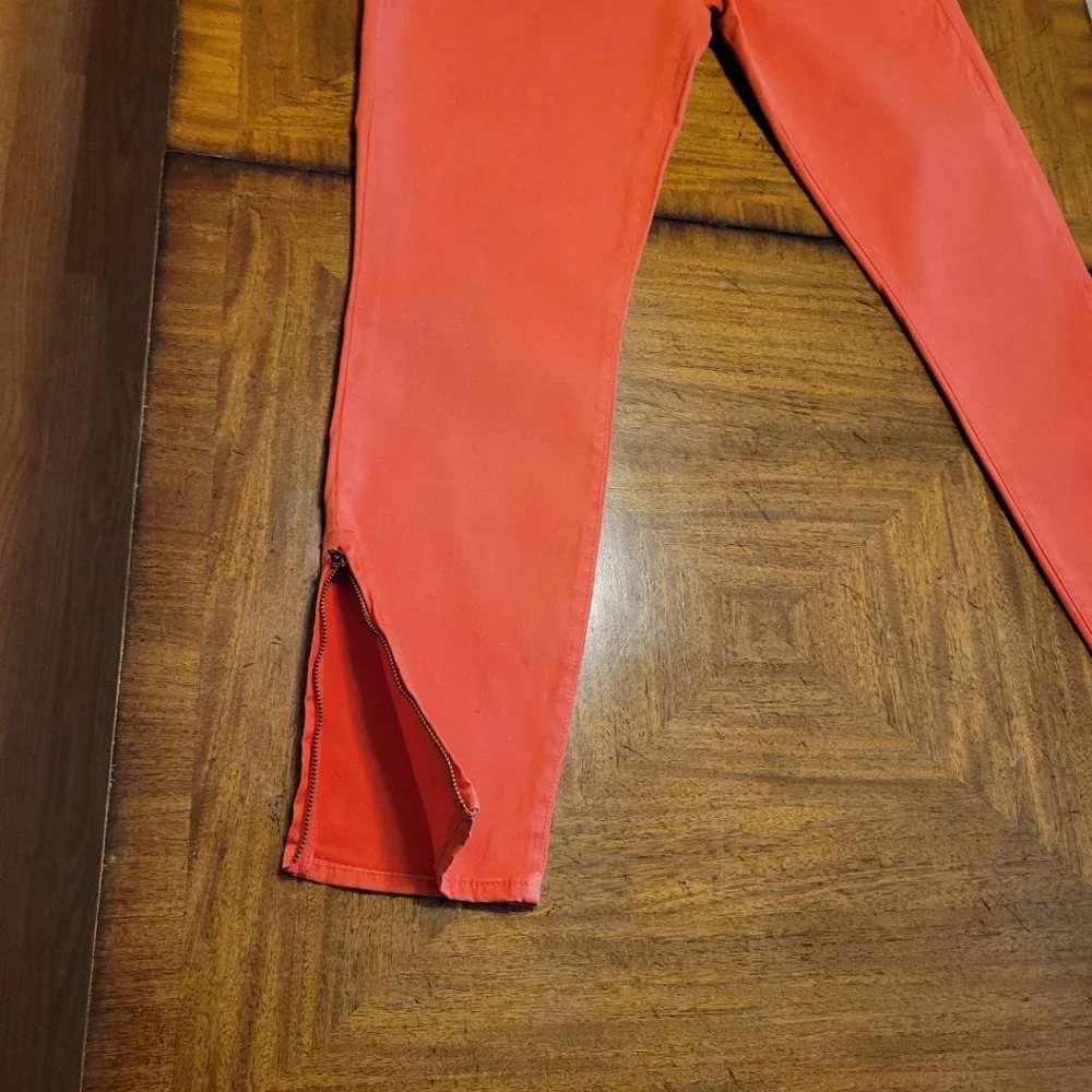 J Crew Coral Slim Jeans